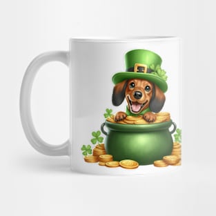 St Patricks Day Dachshund Dog Mug